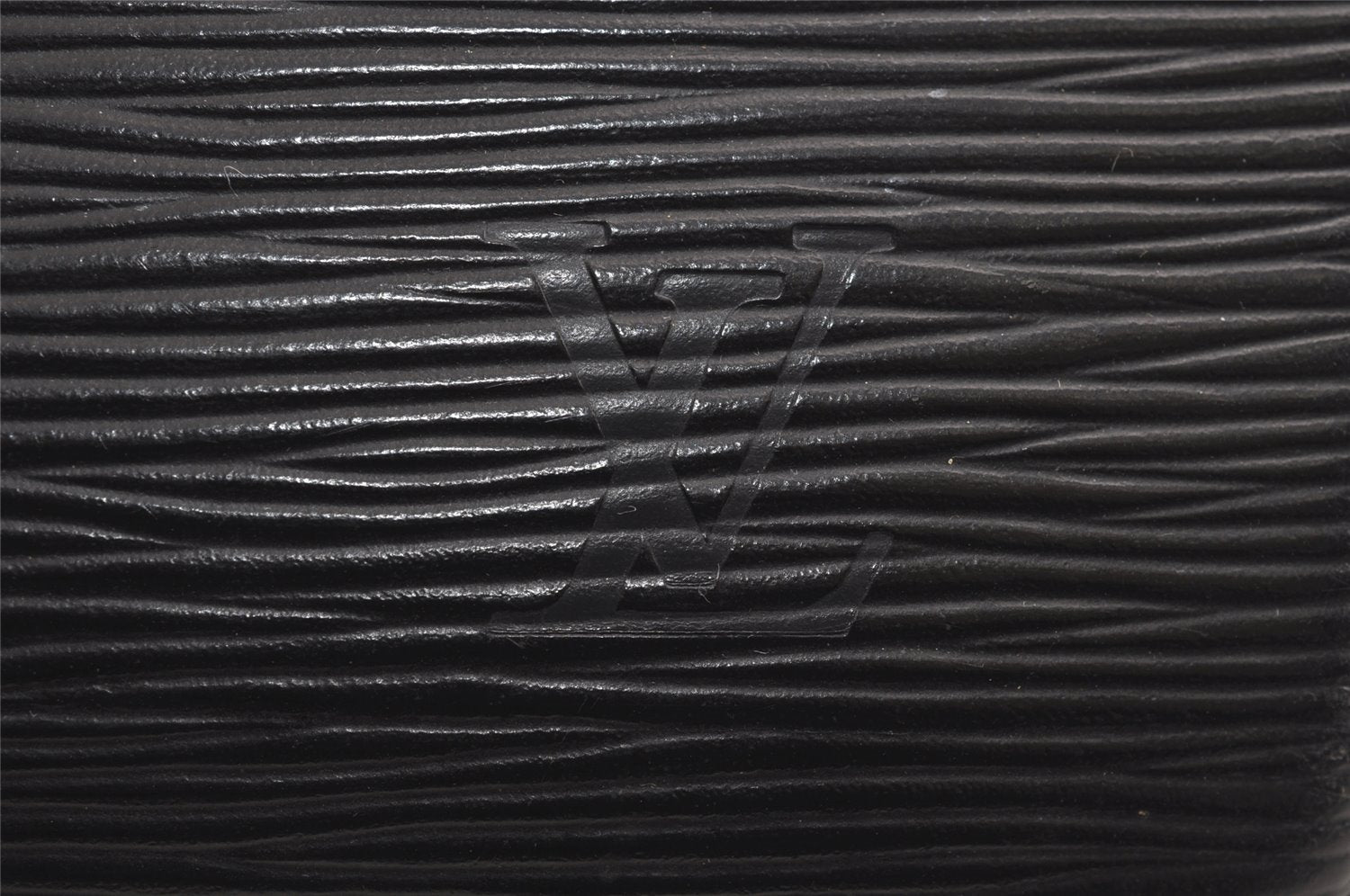 Authentic Louis Vuitton Epi Sablon Hand Bag Black M52042 LV 3242J