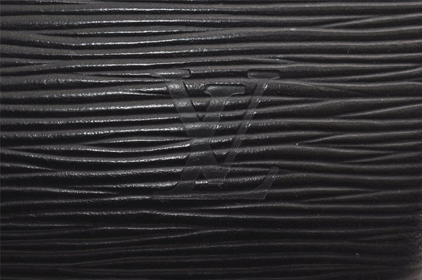 Authentic Louis Vuitton Epi Sablon Hand Bag Black M52042 LV 3242J