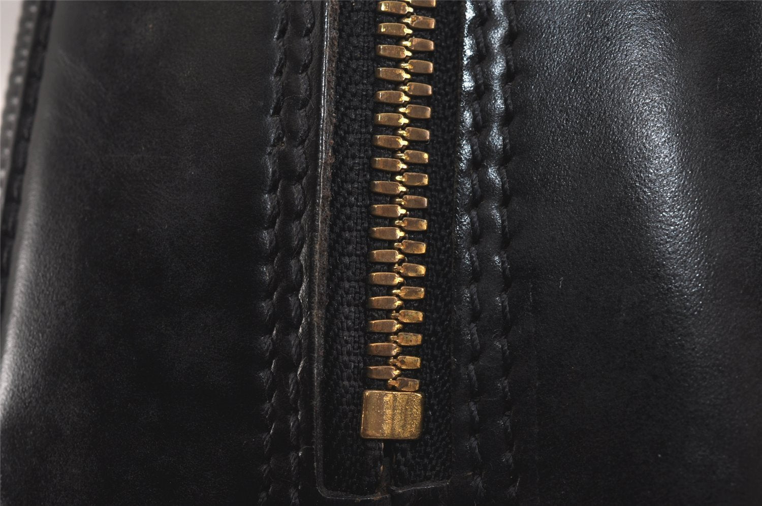 Authentic Louis Vuitton Epi Sablon Hand Bag Black M52042 LV 3242J