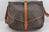 Authentic Louis Vuitton Monogram Saumur 35 Shoulder Cross Bag M42254 Junk 3242K
