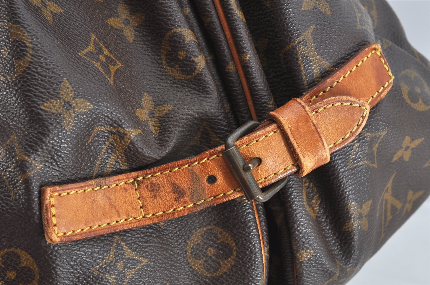 Authentic Louis Vuitton Monogram Saumur 35 Shoulder Cross Bag M42254 Junk 3242K