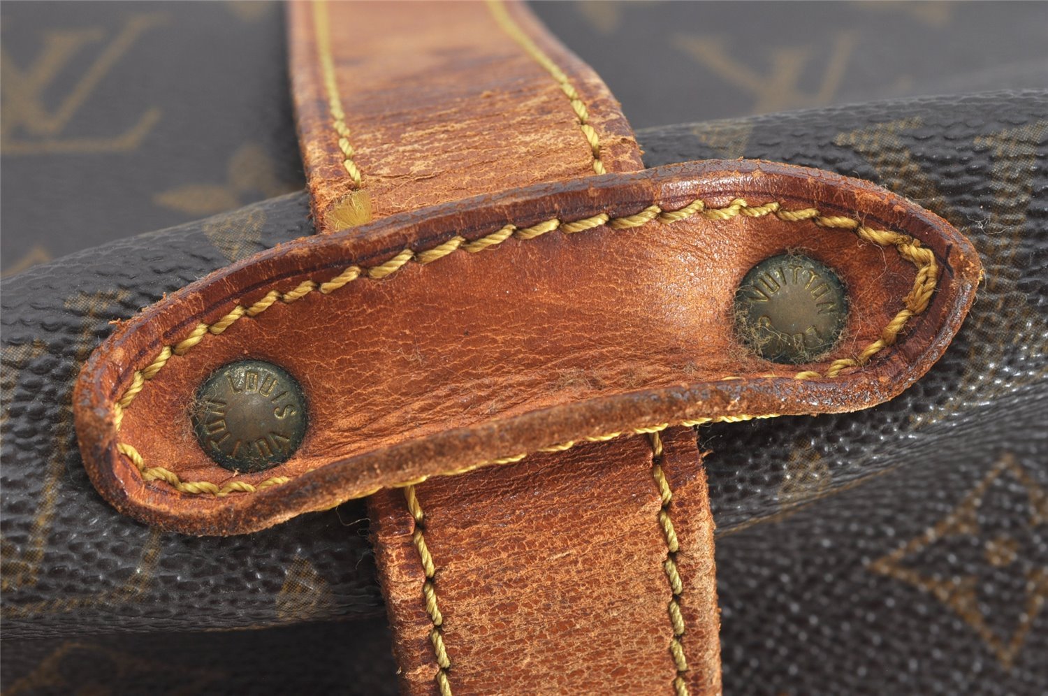 Authentic Louis Vuitton Monogram Saumur 35 Shoulder Cross Bag M42254 Junk 3242K