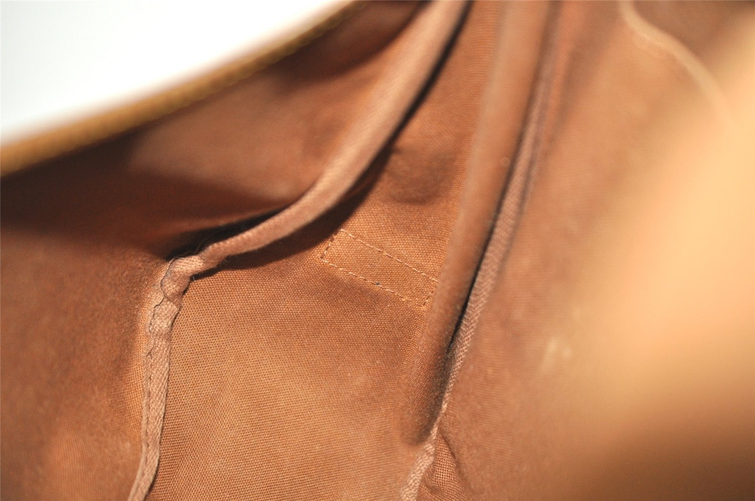 Authentic Louis Vuitton Monogram Saumur 35 Shoulder Cross Bag M42254 Junk 3242K