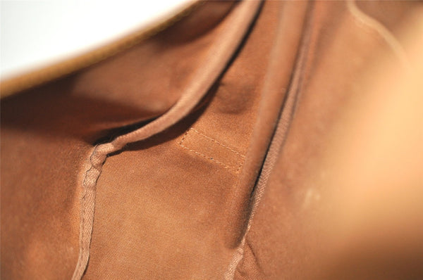 Authentic Louis Vuitton Monogram Saumur 35 Shoulder Cross Bag M42254 Junk 3242K