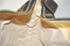 Authentic FENDI Zucca Hand Bag Pouch Purse Canvas Leather Brown Black Junk 3243I