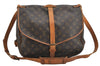 Authentic Louis Vuitton Monogram Saumur 35 Shoulder Cross Bag M42254 LV 3243K