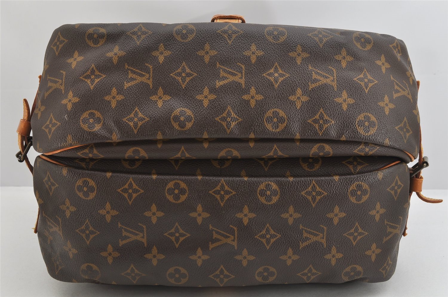 Authentic Louis Vuitton Monogram Saumur 35 Shoulder Cross Bag M42254 LV 3243K