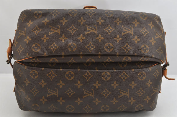 Authentic Louis Vuitton Monogram Saumur 35 Shoulder Cross Bag M42254 LV 3243K
