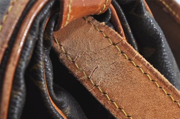 Authentic Louis Vuitton Monogram Saumur 35 Shoulder Cross Bag M42254 LV 3243K