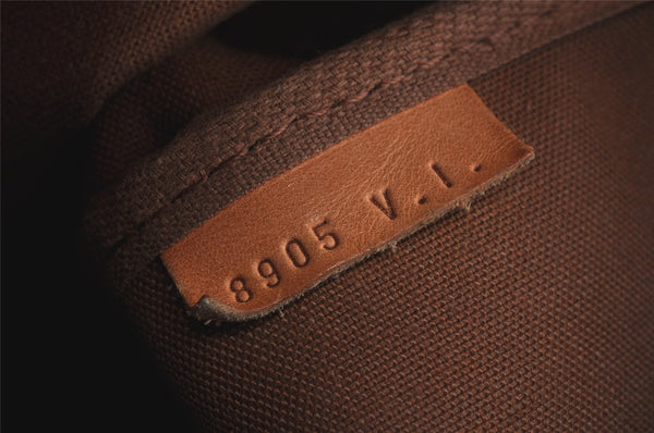 Authentic Louis Vuitton Monogram Saumur 35 Shoulder Cross Bag M42254 LV 3243K