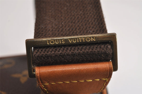 Authentic Louis Vuitton Monogram Pochette Gange Waist Body Bag M51870 LV 3244J