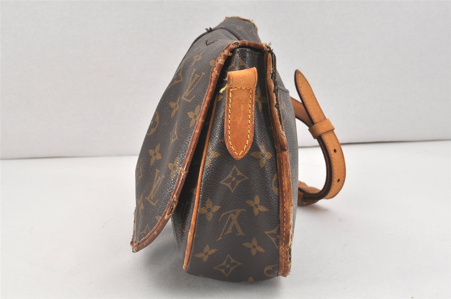 Authentic Louis Vuitton Monogram Menilmontant PM M40474 Shoulder Bag Junk 3244K