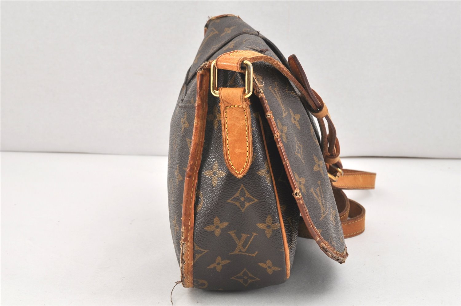 Authentic Louis Vuitton Monogram Menilmontant PM M40474 Shoulder Bag Junk 3244K