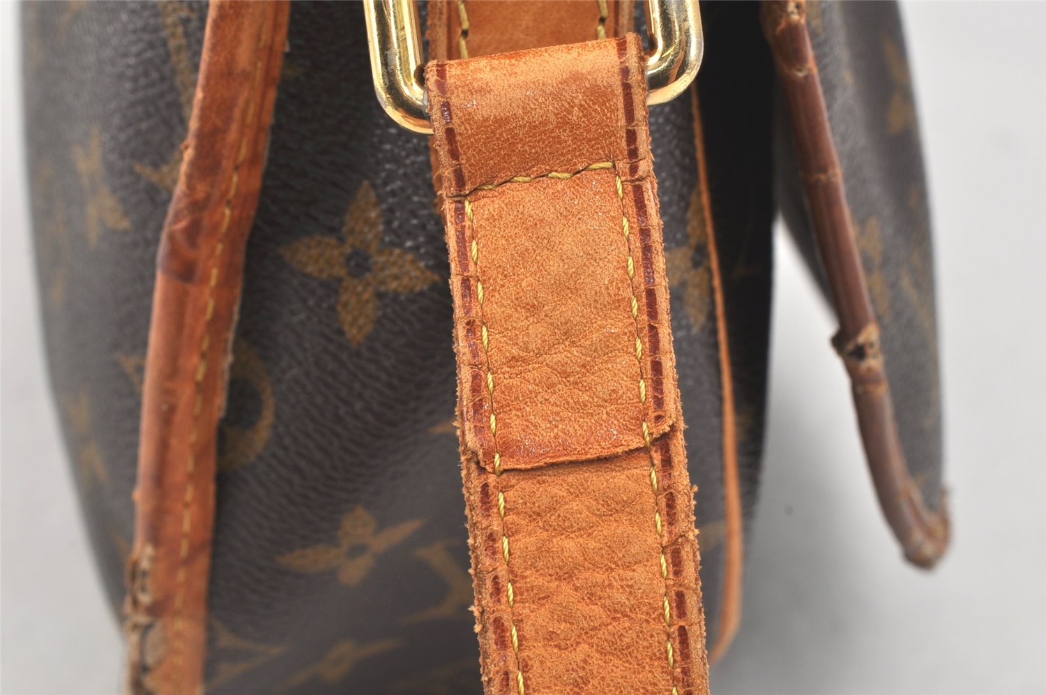 Authentic Louis Vuitton Monogram Menilmontant PM M40474 Shoulder Bag Junk 3244K