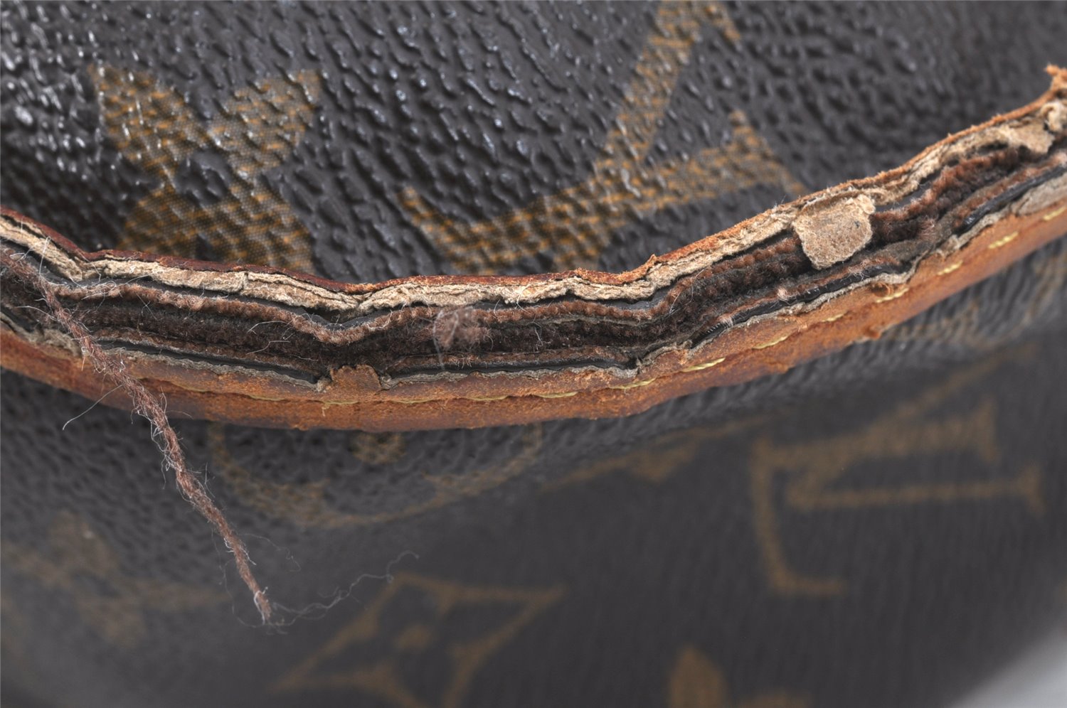 Authentic Louis Vuitton Monogram Menilmontant PM M40474 Shoulder Bag Junk 3244K