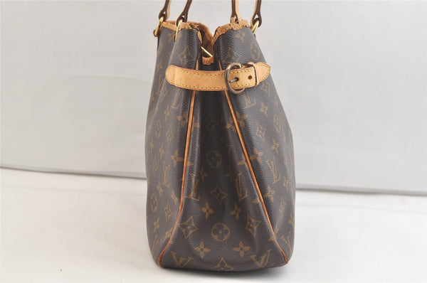 Authentic Louis Vuitton Monogram Batignolles Horizontal Tote Bag M51154 LV 3245K