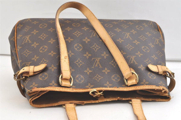 Authentic Louis Vuitton Monogram Batignolles Horizontal Tote Bag M51154 LV 3245K