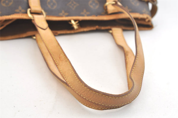 Authentic Louis Vuitton Monogram Batignolles Horizontal Tote Bag M51154 LV 3245K