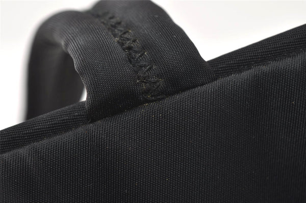 Authentic PRADA Vintage Nylon Tessuto Leather Shoulder Hand Bag Black 3246I