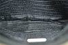 Authentic PRADA Vintage Nylon Tessuto Leather Shoulder Hand Bag Black 3246I