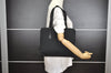 Authentic PRADA Vintage Nylon Tessuto Leather Shoulder Hand Bag Black 3246I