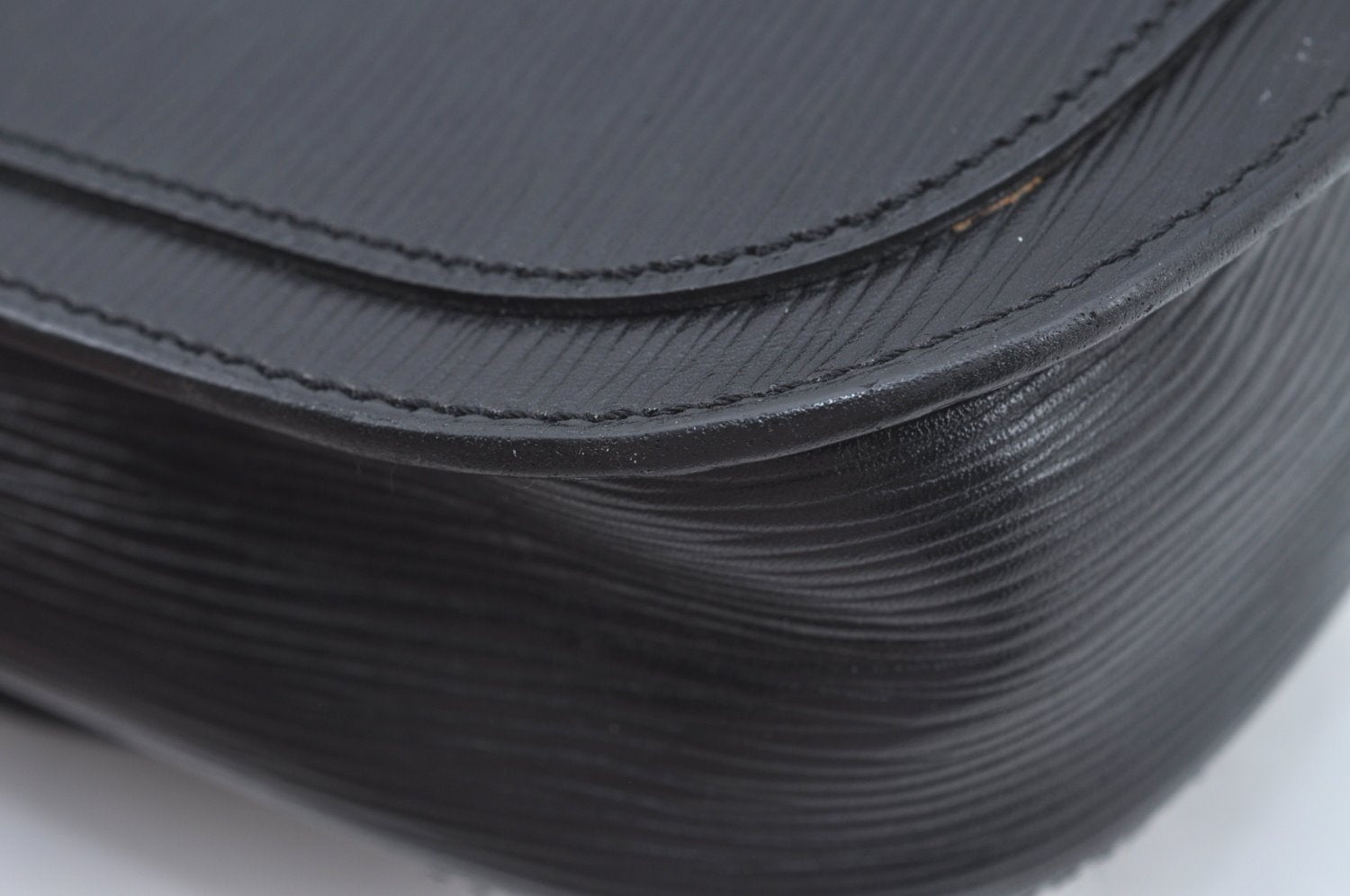 Auth Louis Vuitton Epi Saint Cloud GM Shoulder Cross Body Bag M52192 Black 3247I