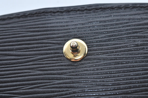 Auth Louis Vuitton Epi Saint Cloud GM Shoulder Cross Body Bag M52192 Black 3247I