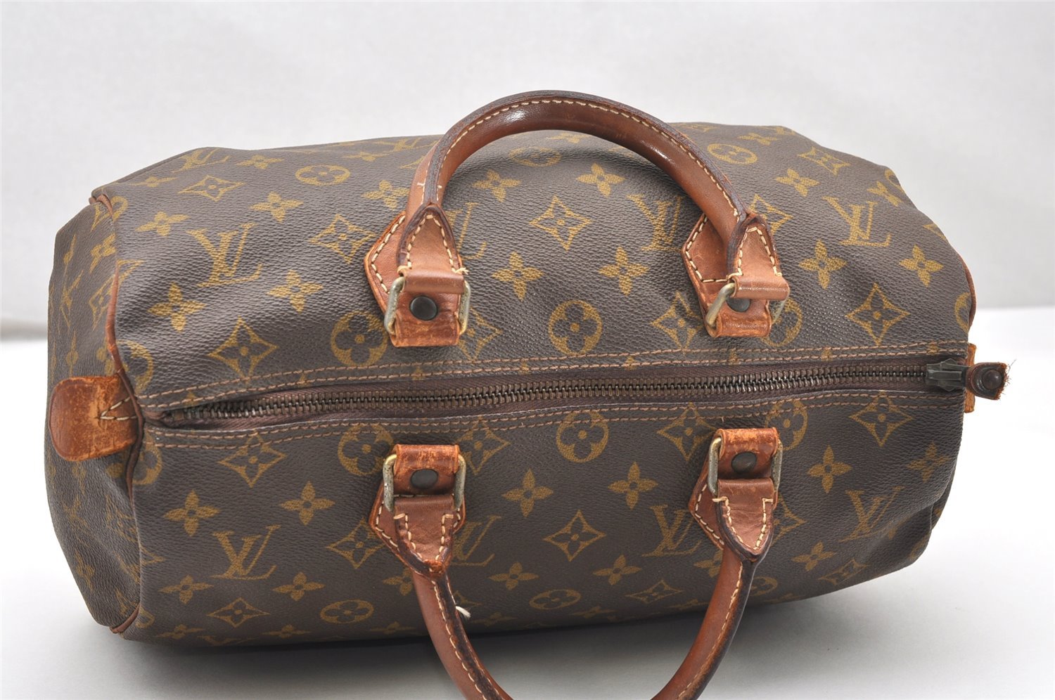 Authentic Louis Vuitton Monogram Speedy 30 Hand Boston Bag Old Model LV 3247K