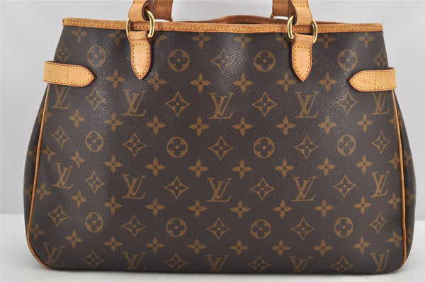 Authentic Louis Vuitton Monogram Batignolles Horizontal Tote Bag M51154 LV 3249K