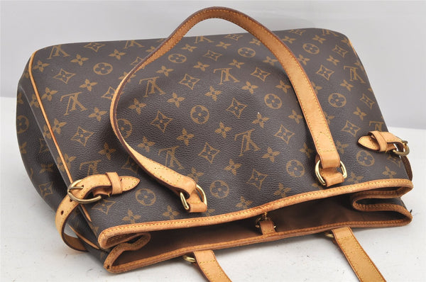 Authentic Louis Vuitton Monogram Batignolles Horizontal Tote Bag M51154 LV 3249K