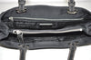 Authentic PRADA TESSUTO ACCIAIO Nylon Leather Hand Bag BR1166 Black 3250I