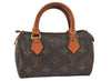 Authentic Louis Vuitton Monogram Mini Speedy Hand Bag Purse M41534 Junk 3250K