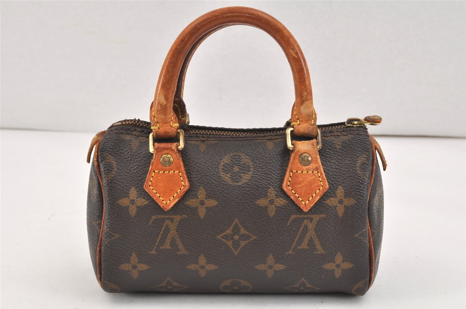 Authentic Louis Vuitton Monogram Mini Speedy Hand Bag Purse M41534 Junk 3250K