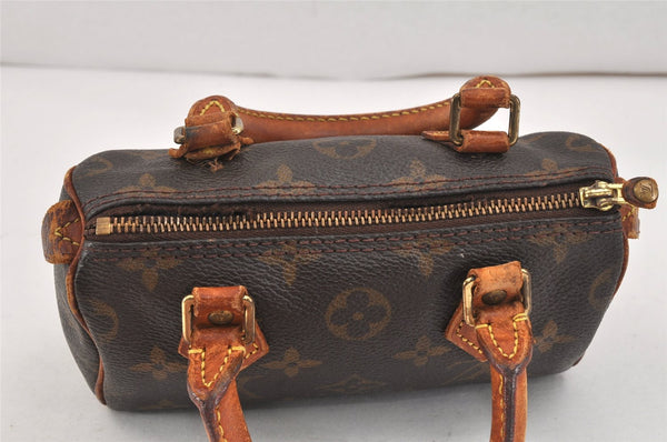 Authentic Louis Vuitton Monogram Mini Speedy Hand Bag Purse M41534 Junk 3250K