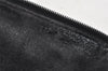 Authentic GUCCI Bamboo 2way Hand Shoulder Bag Purse Leather Navy Junk 3251K