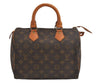 Authentic Louis Vuitton Monogram Speedy 25 Boston Hand Bag M41528 LV 3252J