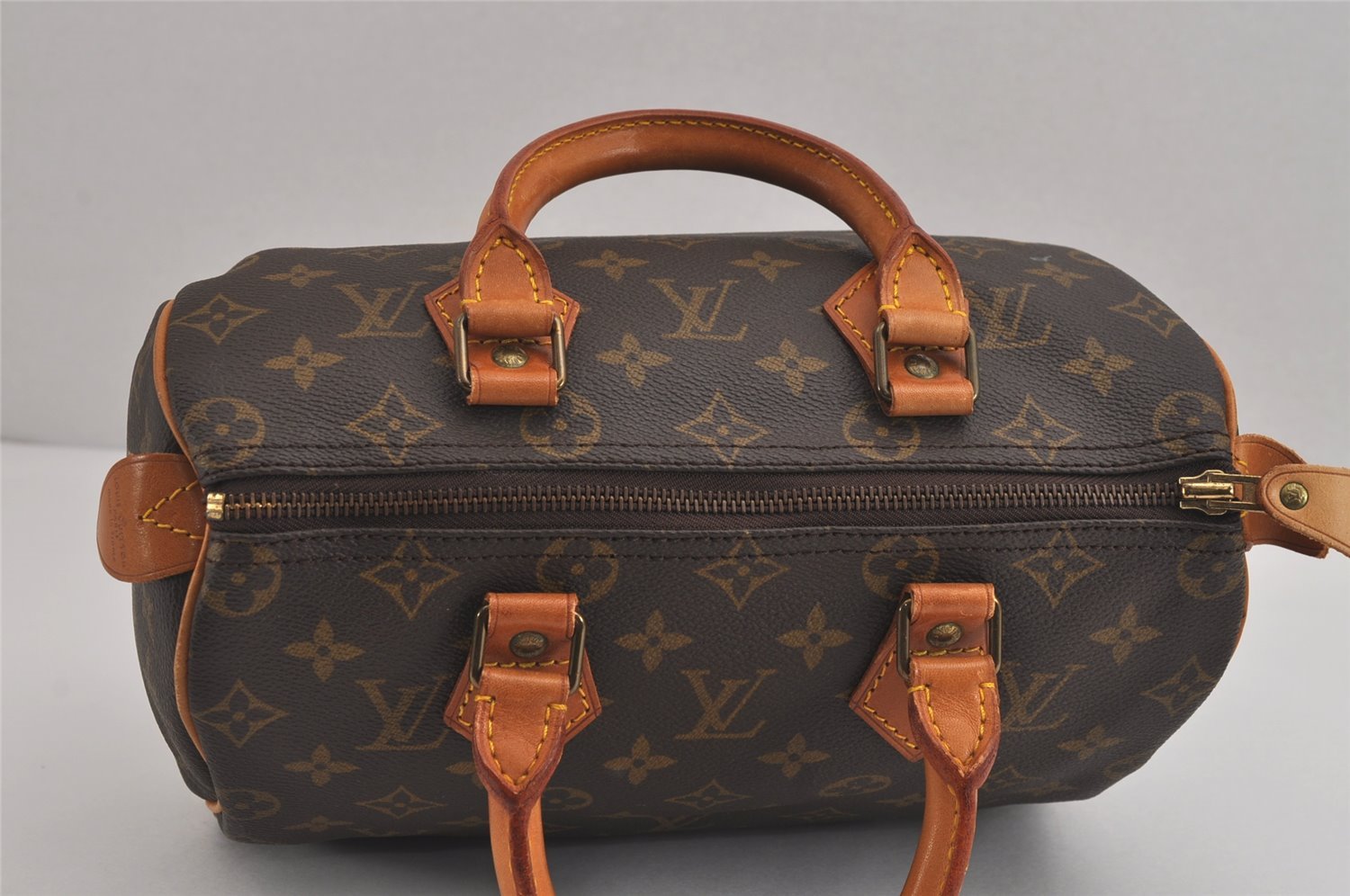 Authentic Louis Vuitton Monogram Speedy 25 Boston Hand Bag M41528 LV 3252J