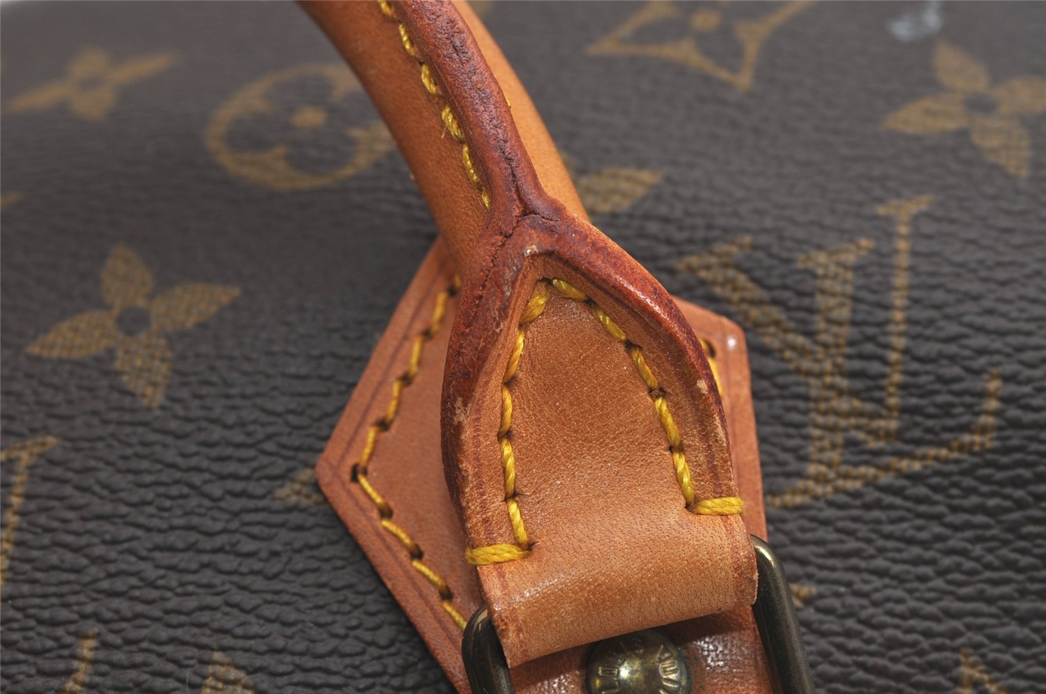 Authentic Louis Vuitton Monogram Speedy 25 Boston Hand Bag M41528 LV 3252J
