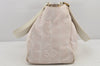 Authentic CHANEL New Travel Line Shoulder Hand Bag Nylon Leather Pink 3253K