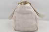 Authentic CHANEL New Travel Line Shoulder Hand Bag Nylon Leather Pink 3253K