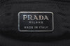 Authentic PRADA Vintage Nylon Tessuto Leather Shoulder Hand Bag Black 3254I