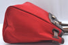 Authentic HERMES Her Bag Cabas PM 2 in 1 Shoulder Tote Bag Red Orange 3255J