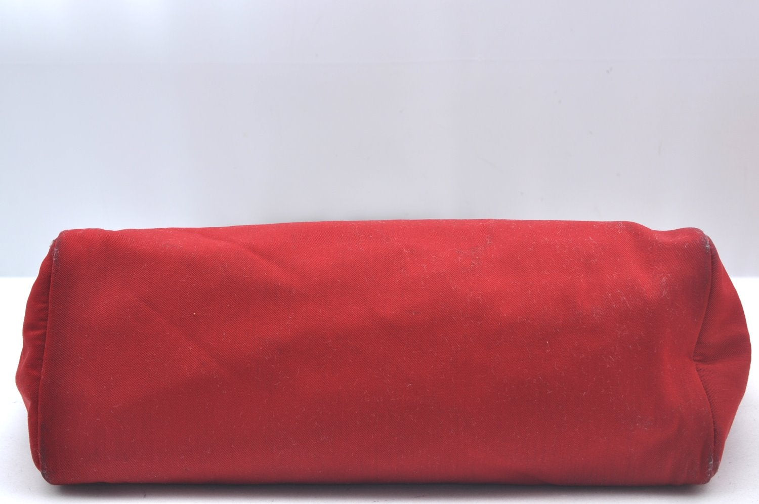 Authentic HERMES Her Bag Cabas PM 2 in 1 Shoulder Tote Bag Red Orange 3255J