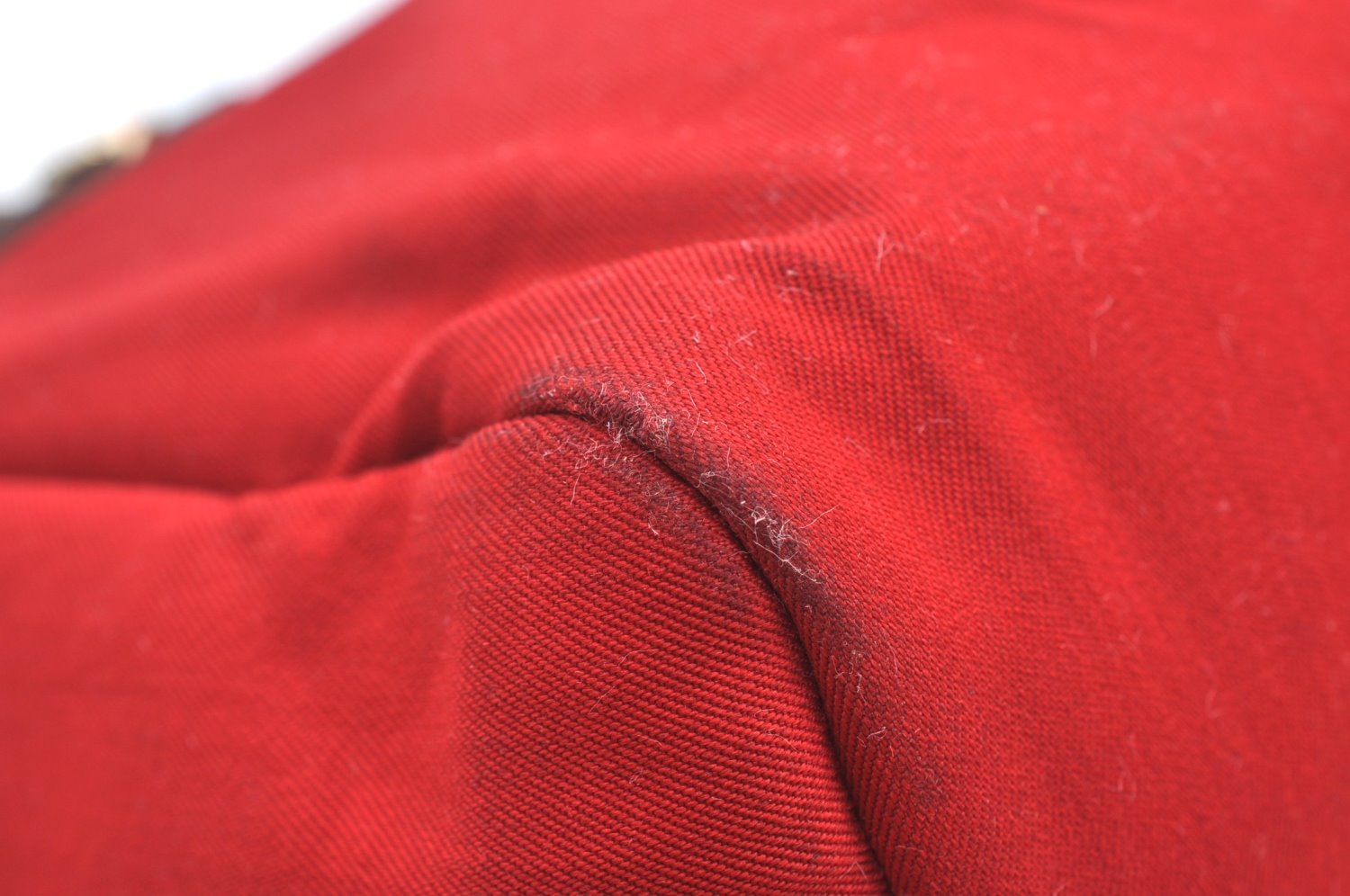 Authentic HERMES Her Bag Cabas PM 2 in 1 Shoulder Tote Bag Red Orange 3255J