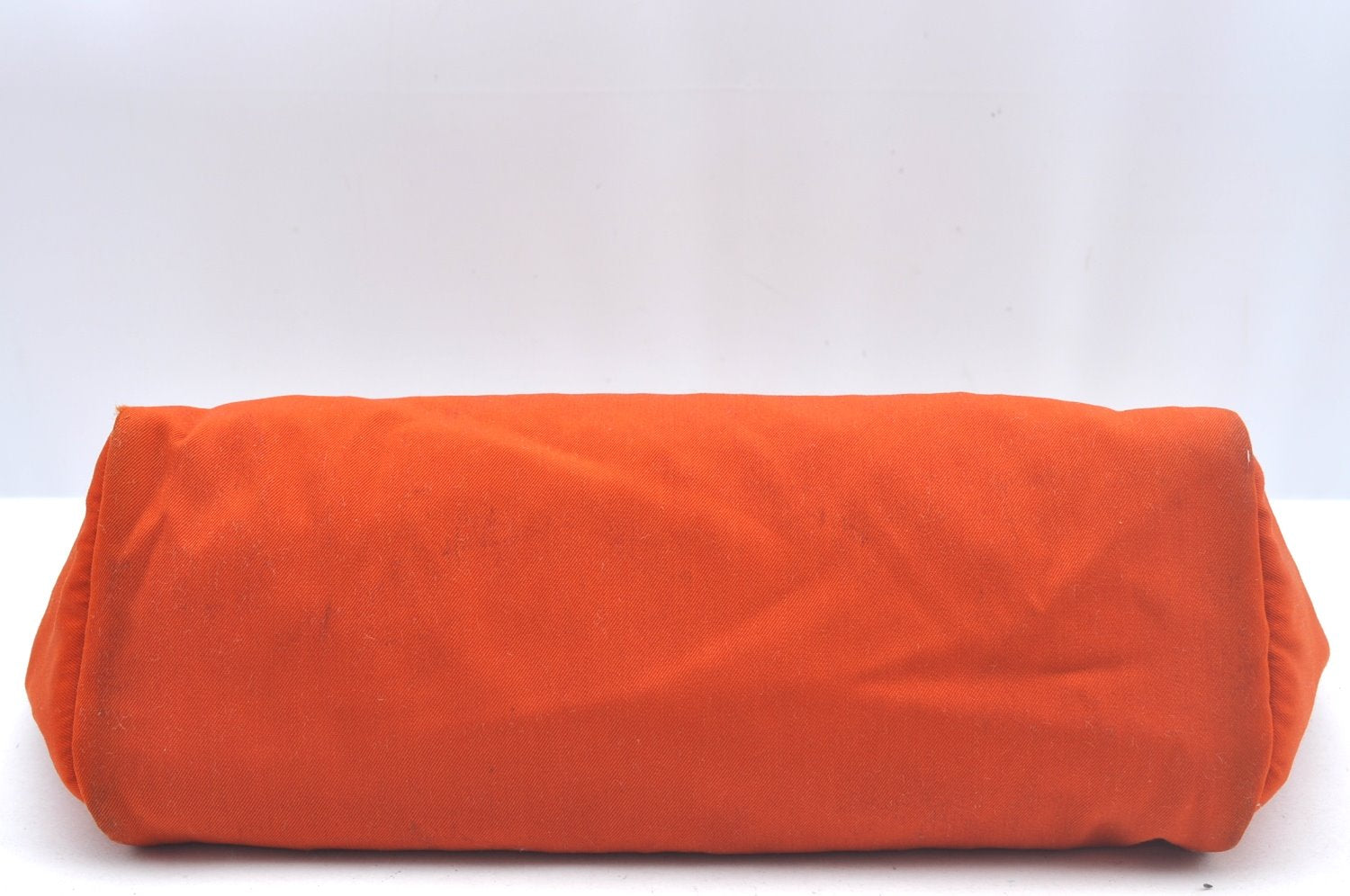 Authentic HERMES Her Bag Cabas PM 2 in 1 Shoulder Tote Bag Red Orange 3255J