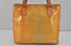 Authentic Louis Vuitton Vernis Houston Shoulder Hand Bag Yellow M91053 LV 3255K