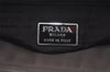 Authentic PRADA Vintage Nylon Tessuto Shoulder Tote Bag Purse Gray 3257I