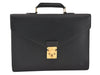 Authentic Louis Vuitton Epi Serviette Conseiller Briefcase Black M54422 LV 3257K