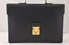Authentic Louis Vuitton Epi Serviette Conseiller Briefcase Black M54422 LV 3257K