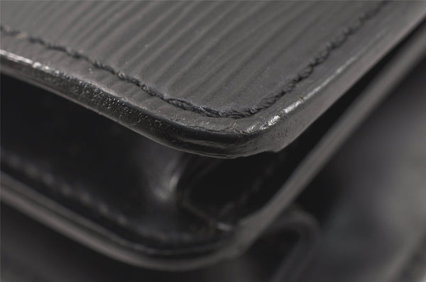 Authentic Louis Vuitton Epi Serviette Conseiller Briefcase Black M54422 LV 3257K